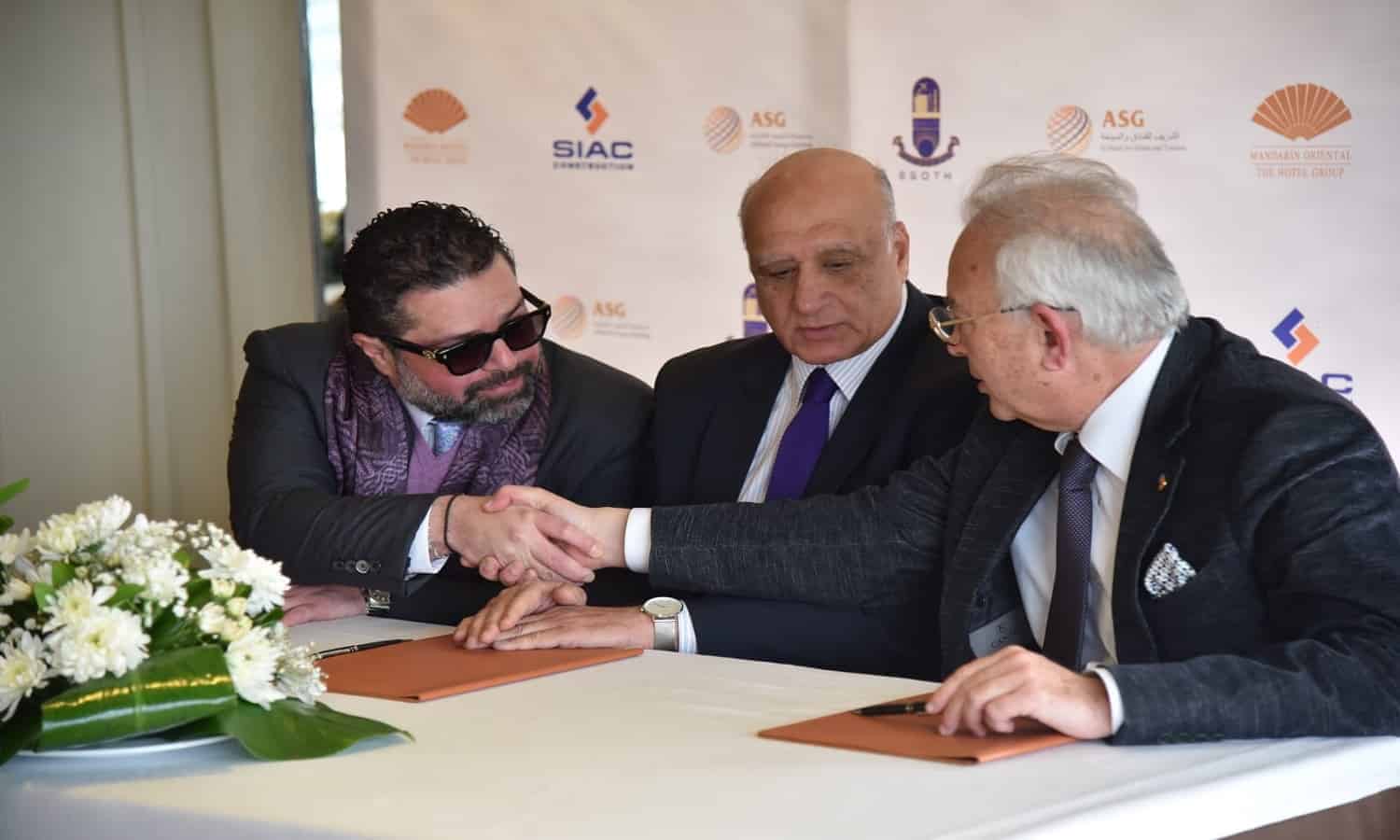 الشريف تتعاقد مع سياك للمقاولات لتطوير فندق شبرد التاريخي